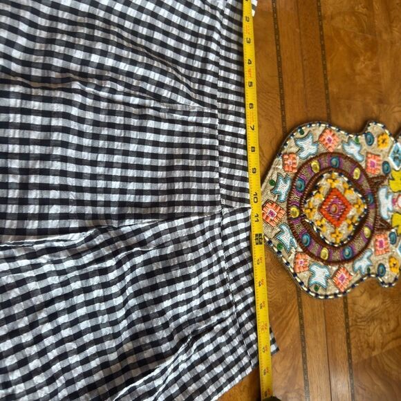 Black and White Gingham Skirt - Picture 6 of 11